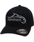 FISHOHOLIC FLEXFIT HAT SLVR S/M